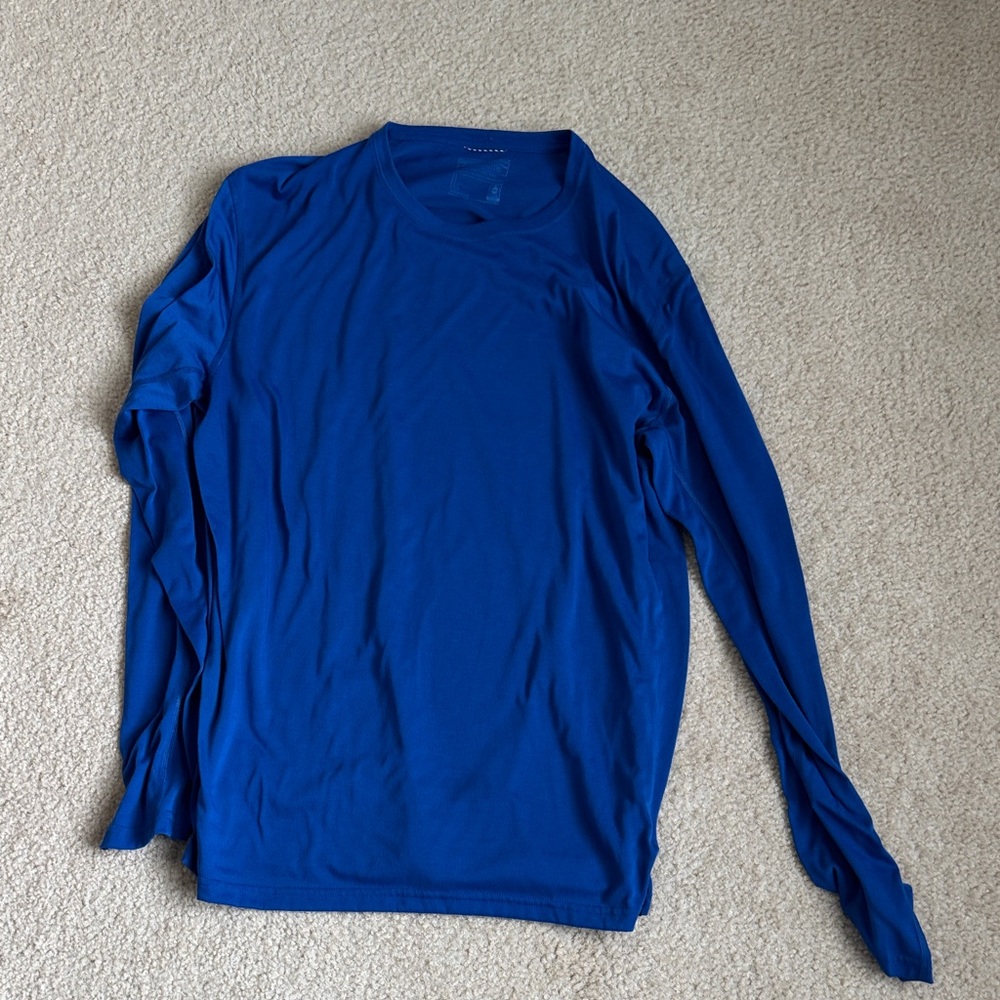 Patagonia Men's Vibrant Blue Long Sleeve Tee